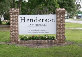 Exterior of the Office Building of Henderson Law Firm, LLC
